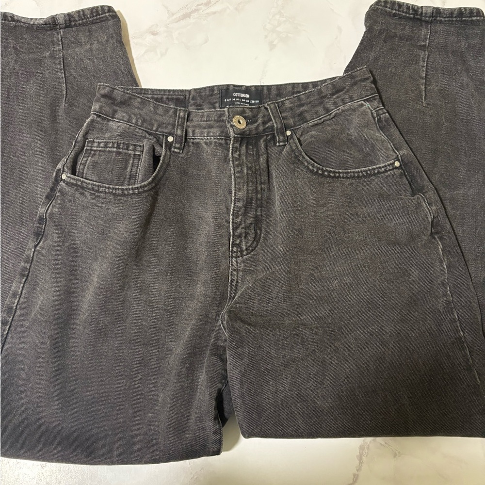 Cotton On Charcoal Slouch Mom Jean